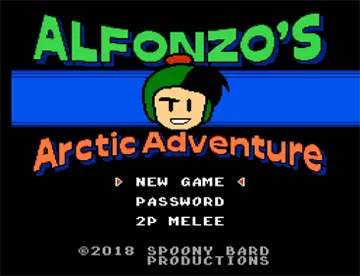 Alfonzo's Arctic Adventure (World) (2020-03-16) (Aftermarket) (Homebrew) screen shot title